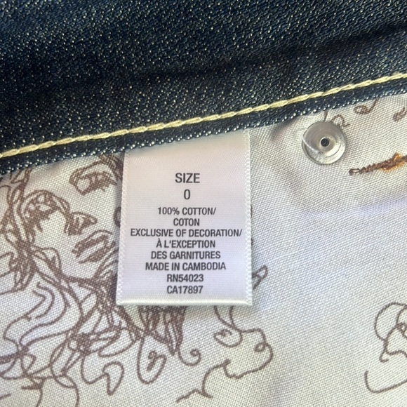 Old Navy Special Edition Women’s Dark Blue Denim Skirt Size 0 - Picture 10 of 14